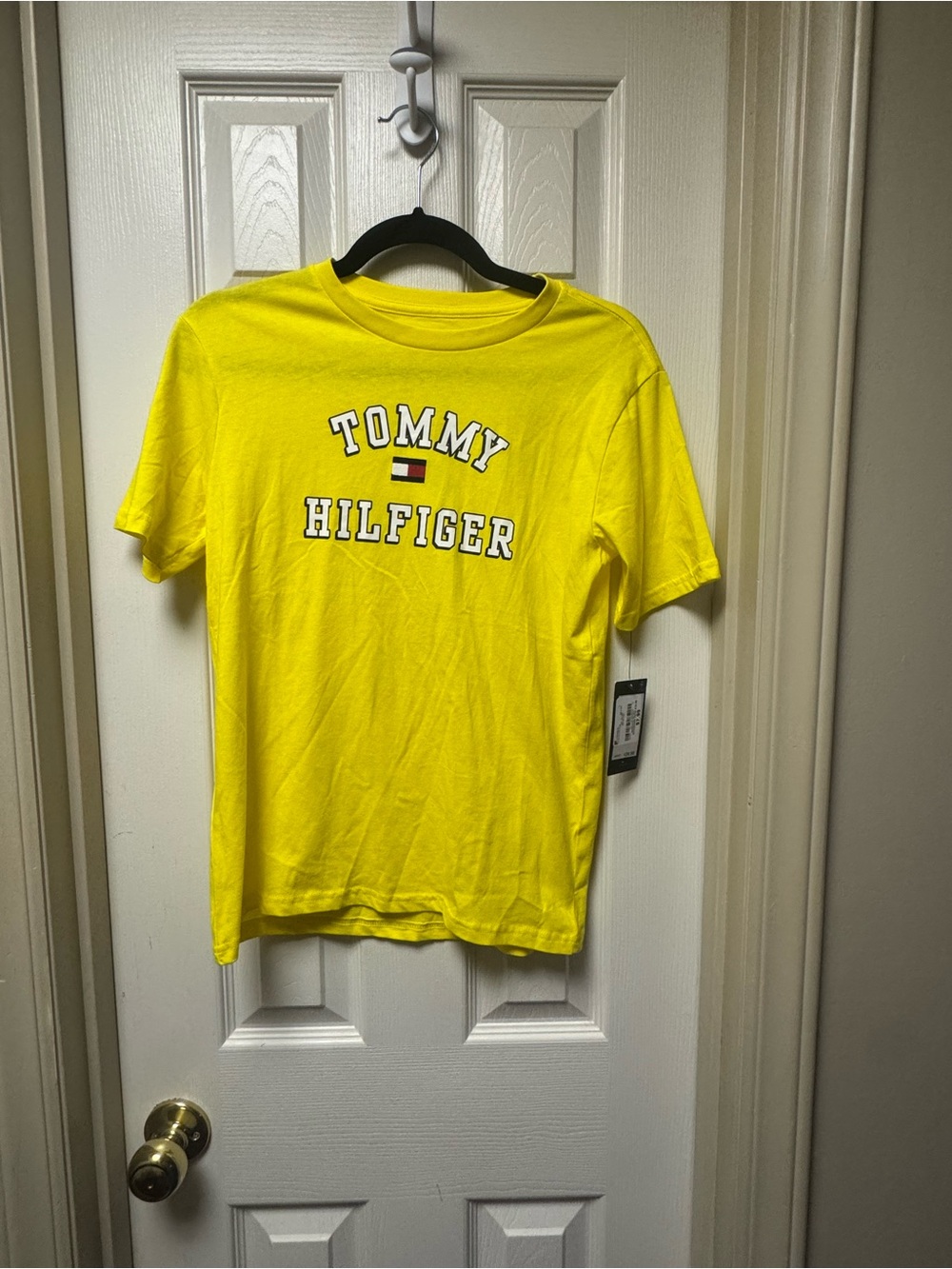 Tommy Hilfiger Kids Yellow Logo Short Sleeve Tee